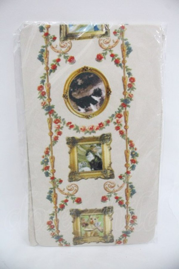 画像1: BABY,THE STARS SHINE BRIGHT / Mon Chouchou Hermitage柄タイツ  キナリ I-25-12-24-029-BA-ZA-SA-ZI (1)