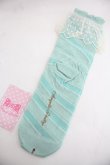 画像2: Angelic Pretty / Candy Ribbon ストライプクルー丈ソックス  ミント I-25-12-24-033-AP-ZA-SA-ZI (2)