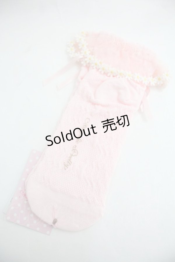 画像2: Angelic Pretty / マーガレットクルー丈ソックス  ピンク I-25-12-24-034-AP-ZA-SA-ZI (2)