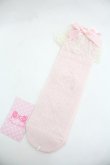 画像1: Angelic Pretty / Lacyクルー丈ソックス  ピンク I-25-12-24-035-AP-ZA-SA-ZI (1)