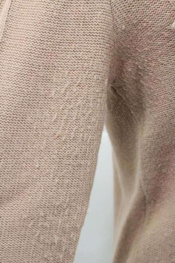 画像6: axes femme / リボンニットカーディガン M ベージュ I-25-12-27-037-AX-OP-TE-ZI (6)