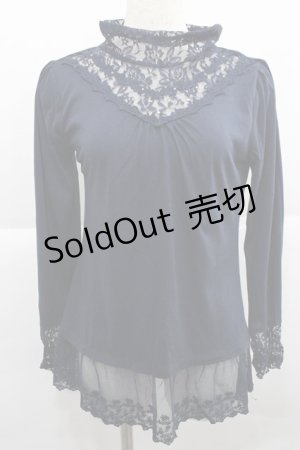 画像: axes femme / 透けディテールタートル M ネイビー I-25-12-27-047-AX-TO-TE-ZI