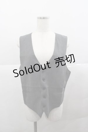 画像: AXES-X / ヘリンボーンベスト M グレー I-25-12-27-008-LO-TO-SA-ZI