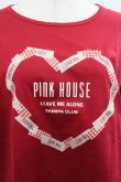 画像3: PINK HOUSE / ハートプリントカットソー 4(L) 赤 I-25-12-27-065-LO-TO-SA-ZI (3)