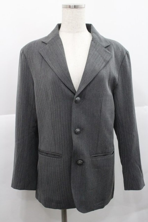 画像1: AXES-X / アンティークヘリンボーンジャケット M グレー I-25-12-27-066-LO-JA-SA-ZI (1)