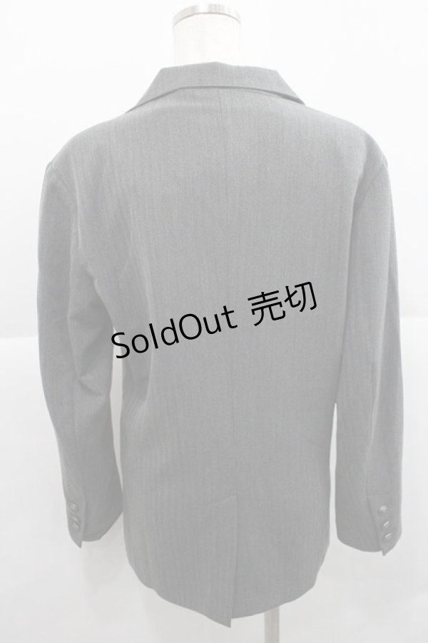 画像2: AXES-X / アンティークヘリンボーンジャケット M グレー I-25-12-27-066-LO-JA-SA-ZI (2)