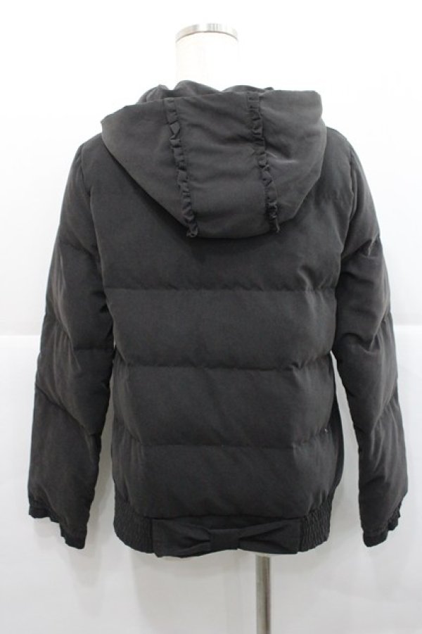 画像2: axes femme / ファー付きダウン M 黒 I-25-12-27-069-AX-CO-SA-ZI (2)