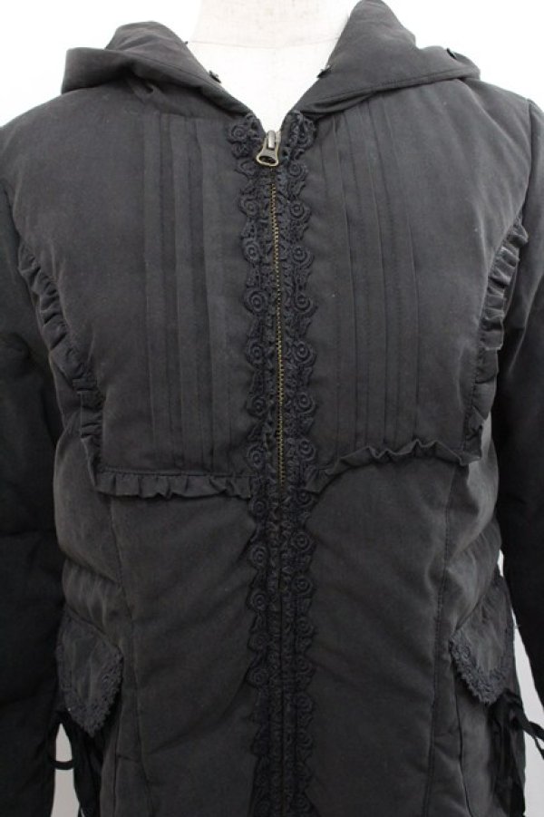 画像3: axes femme / ファー付きダウン M 黒 I-25-12-27-069-AX-CO-SA-ZI (3)