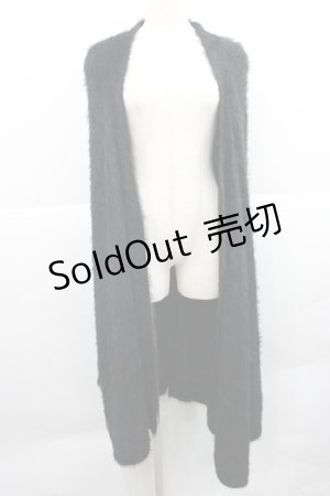 画像: ililil / 【陰翳流羽】ニットカーディガン  黒 I-25-12-27-073-PU-TO-SA-ZI