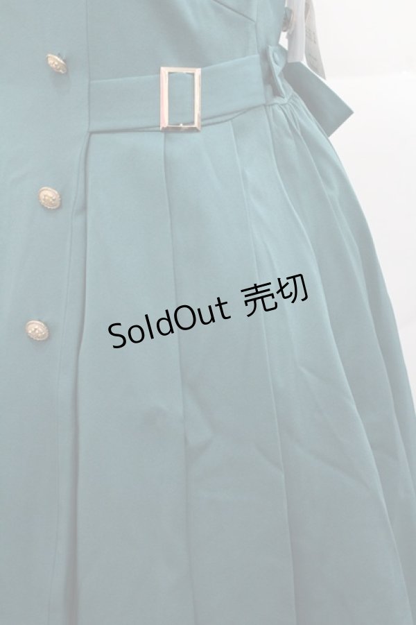 画像3: Amavel / Classic School サイドプリーツジャンパースカート F グリーン I-25-12-27-076-CA-SK-SA-ZI (3)