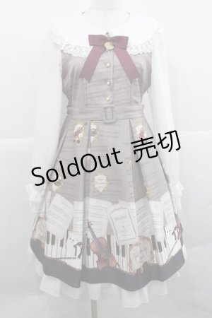 画像: Amavel / Piano Concertosレースフリルワンピース  ブラック I-25-12-27-077-CA-OP-SA-ZI