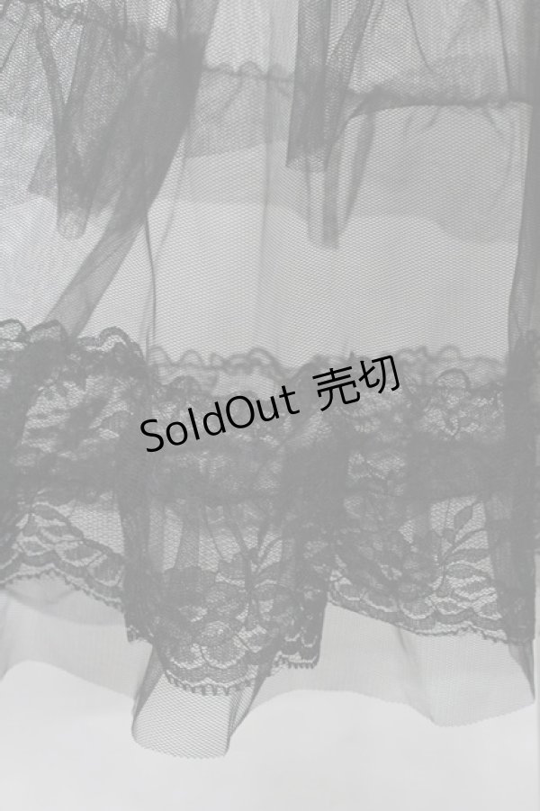 画像4: Virally / 星名桜子 hsチュールエプロンジャンスカ LL 黒 I-25-12-27-081-0-OP-SA-ZI (4)