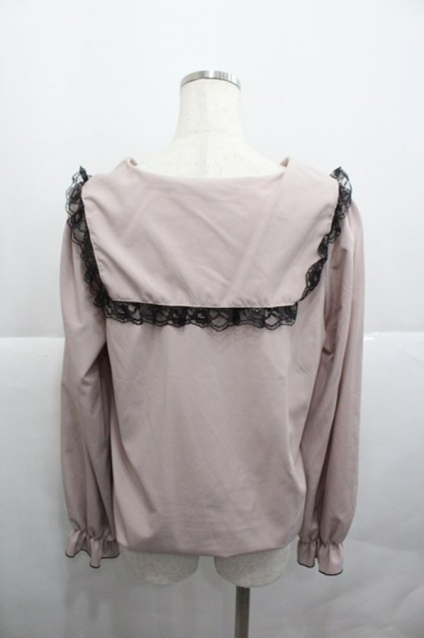 画像3: Lovely Tency / ハートパールボタン長袖ブラウス M ピンク I-25-12-27-001-0-BL-SA-ZI (3)