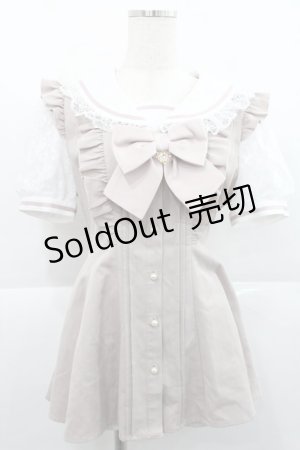 画像: Secret Honey / レースセーラー襟半袖セットアップ 2 ピンク I-25-12-27-084-CA-OP-TE-ZI