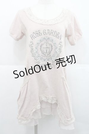 画像: axes femme / サイドレース切替半袖ワンピース  ピンク I-25-12-27-088-AX-OP-SA-ZI