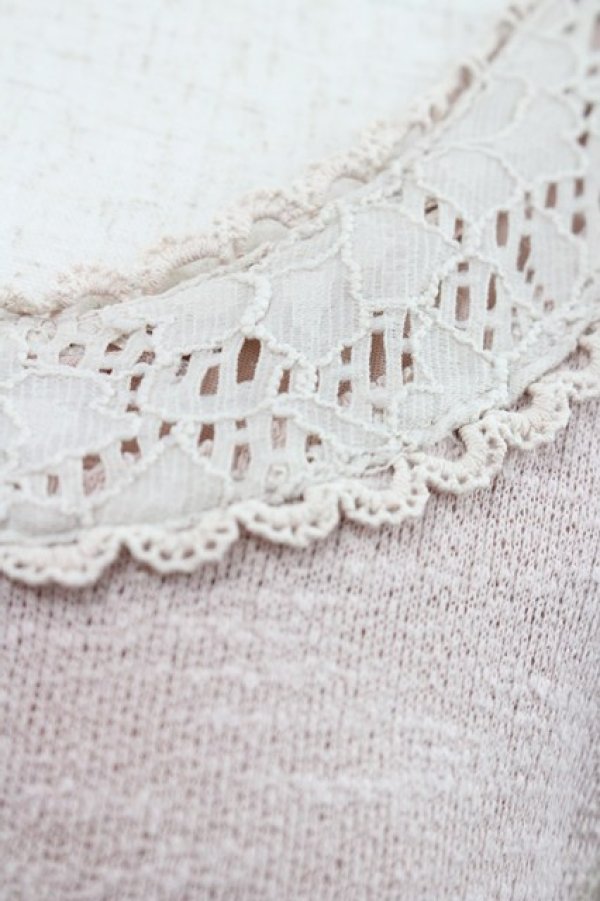 画像4: axes femme / サイドレース切替半袖ワンピース  ピンク I-25-12-27-088-AX-OP-SA-ZI (4)