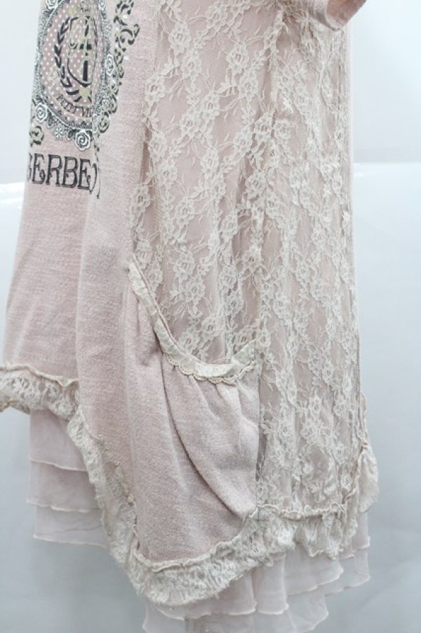 画像5: axes femme / サイドレース切替半袖ワンピース  ピンク I-25-12-27-088-AX-OP-SA-ZI (5)