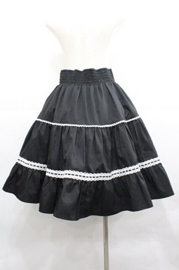 画像2: Eri Aino's Collection / シャーロットの水曜日スカート LL 黒 I-25-12-27-091-0-SK-SA-ZI (2)