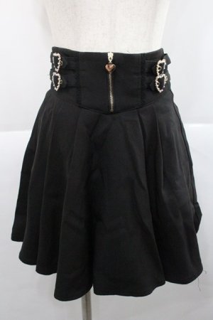 画像: Rojita / ジップデザインサイドバックルスカート F 黒 I-25-12-27-102-LO-SK-TE-ZI