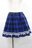 画像1: LISTEN FLAVOR / メルティラインチェックプリーツスカート  ブルー I-25-12-27-106-PU-SK-SA-ZI (1)