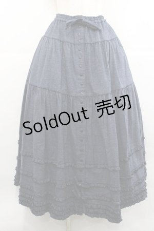 画像: PINK HOUSE / ライトデニムのスカート  青デニム I-25-12-27-108-LO-SK-SA-ZI