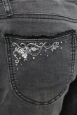 画像4: axes femme / ポケット刺繍デニムパンツ  黒デニム I-25-12-27-118-AX-PA-SA-ZI (4)