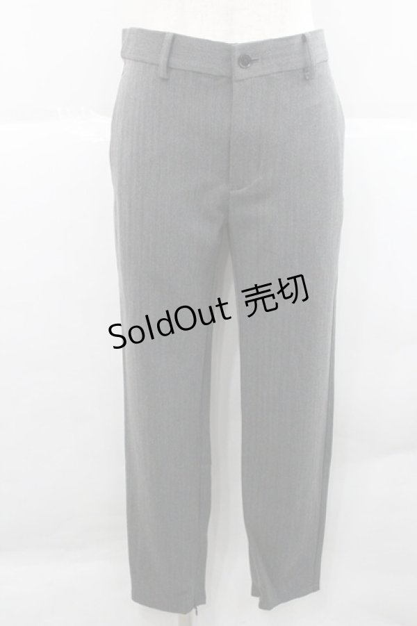 画像1: AXES-X / アンティークヘリンボーンパンツ M グレー I-25-12-27-122-LO-PA-SA-ZI (1)