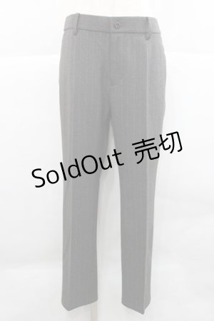 画像: AXES-X / ヴィクトリアンストライプパンツ L グレー I-25-12-27-123-LO-PA-SA-ZI