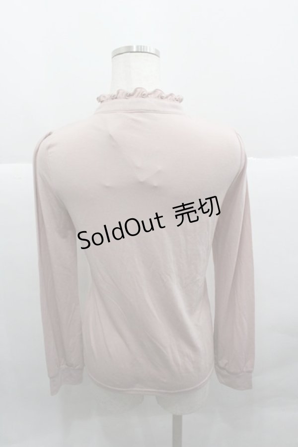 画像2: axes femme / スタンドフリルブラウス風PO  ピンク I-25-12-27-025-AX-TO-SA-ZI (2)