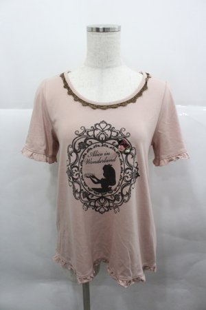 画像: axes femme / アリスpt Tシャツ  ピンク I-25-12-27-026-AX-TS-SA-ZI