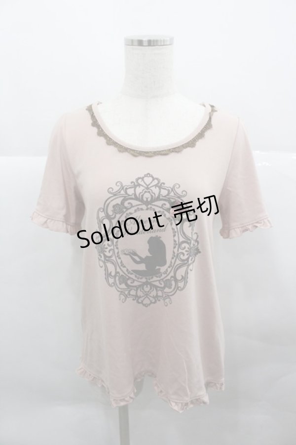 画像1: axes femme / アリスpt Tシャツ  ピンク I-25-12-27-026-AX-TS-SA-ZI (1)