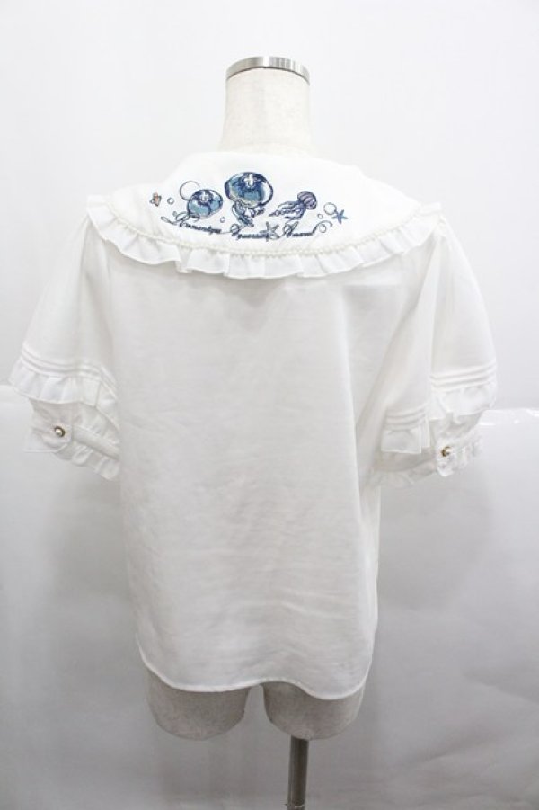 画像2: Amavel / Jerryfish Aquarium ブラウス  ブルー I-25-12-27-003-CA-BL-SA-ZI (2)