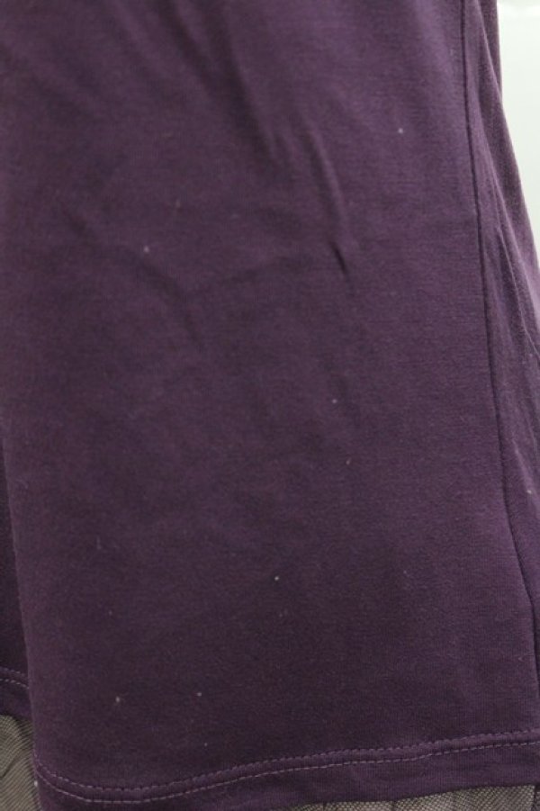 画像6: axes femme / 透けディテールタートル M パープル I-25-12-27-032-AX-TO-SA-ZI (6)