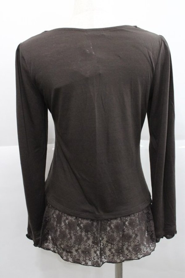 画像2: axes femme / ストラップ付インナープルオーバー  ブラウン I-25-12-27-033-AX-TO-SA-ZI (2)