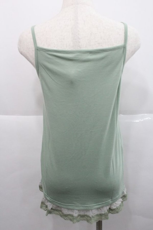 画像2: axes femme / ドットBigリボンキャミ M グリーン I-25-12-27-035-AX-TO-SA-ZI (2)