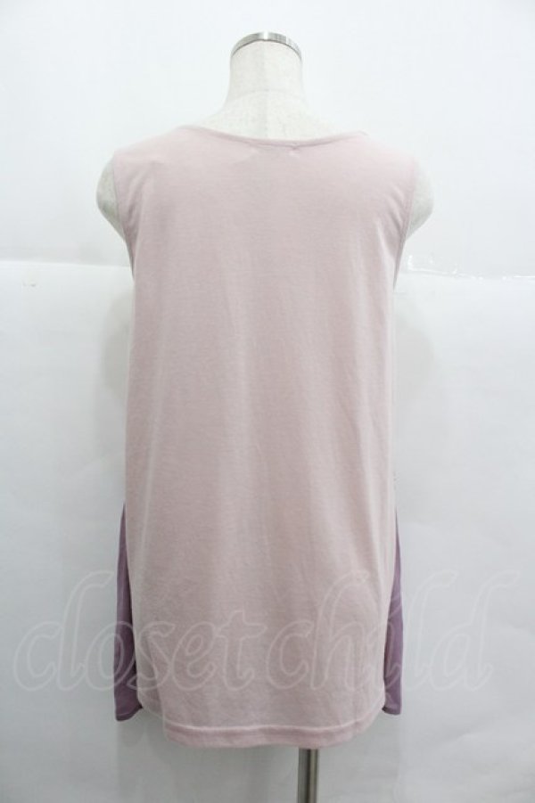 画像2: axes femme / レースシフォン切換タンク M ピンク I-25-12-29-053-AX-TO-SZ-ZI (2)