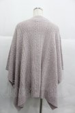 画像2: axes femme / ハイネックニットポンチョ  ピンク I-25-12-29-054-AX-TO-SA-ZI (2)