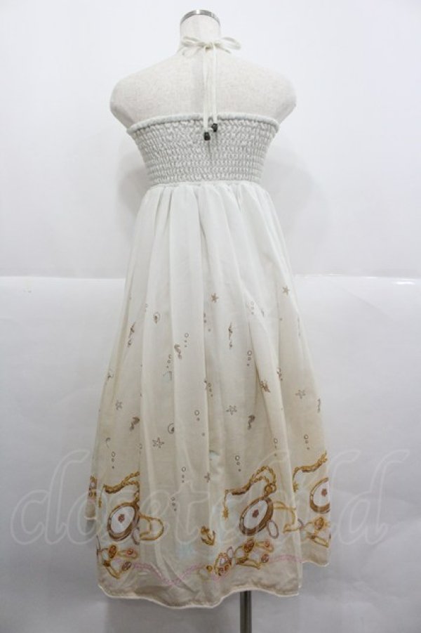 画像2: axes femme / 海グラデ柄ワンピース  アイボリー I-25-12-29-071-AX-OP-SA-ZI (2)