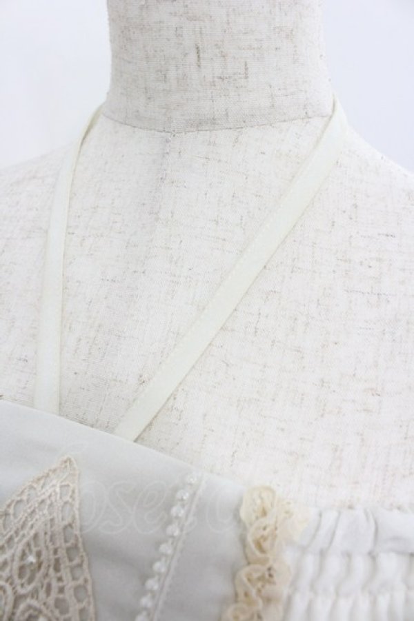 画像3: axes femme / 海グラデ柄ワンピース  アイボリー I-25-12-29-071-AX-OP-SA-ZI (3)