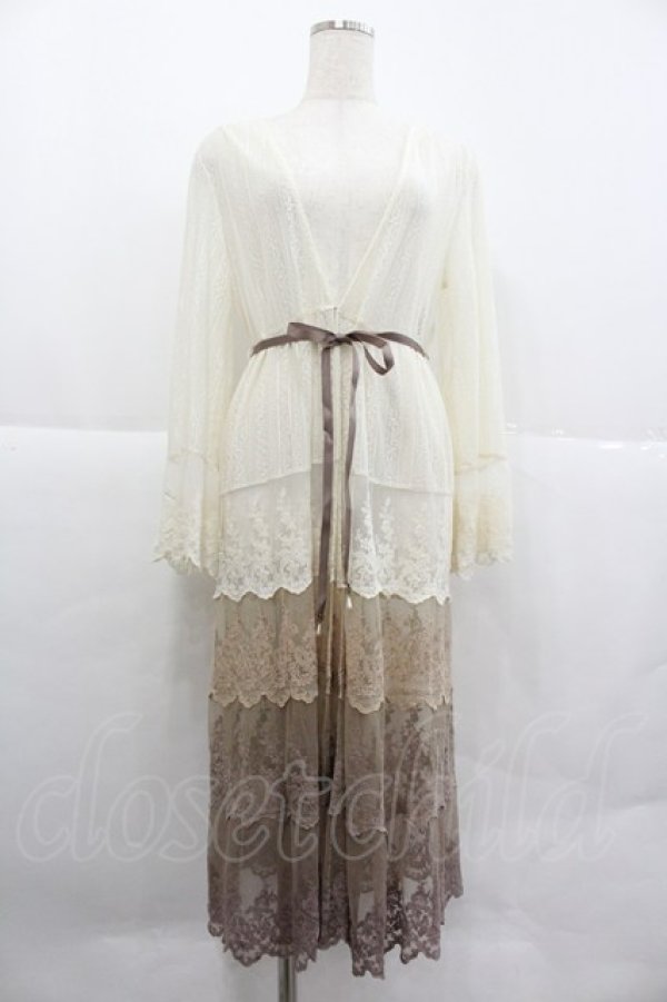 画像1: axes femme / グラデーションレースガウン M キナリ I-25-12-29-074-AX-TO-SA-ZI (1)