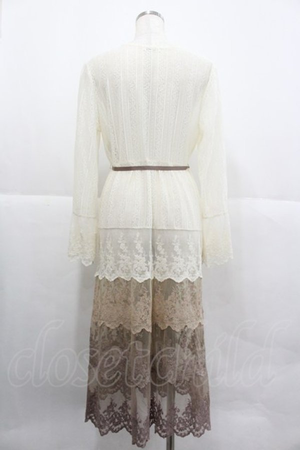 画像2: axes femme / グラデーションレースガウン M キナリ I-25-12-29-074-AX-TO-SA-ZI (2)