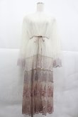 画像1: axes femme / グラデーションレースガウン M ピンク I-25-12-29-075-AX-TO-SA-ZI (1)