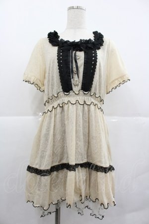 画像: axes femme / カットジャガードチュニック M キナリ I-25-12-29-079-AX-OP-SA-ZI