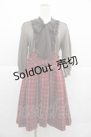 画像: axes femme / カットソードッキングOP M アカ I-25-12-29-081-AX-OP-SA-ZT0105K