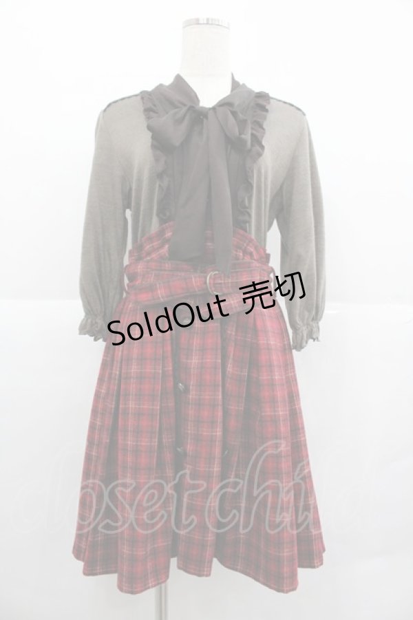 画像1: axes femme / カットソードッキングOP M アカ I-25-12-29-081-AX-OP-SA-ZT0105K (1)