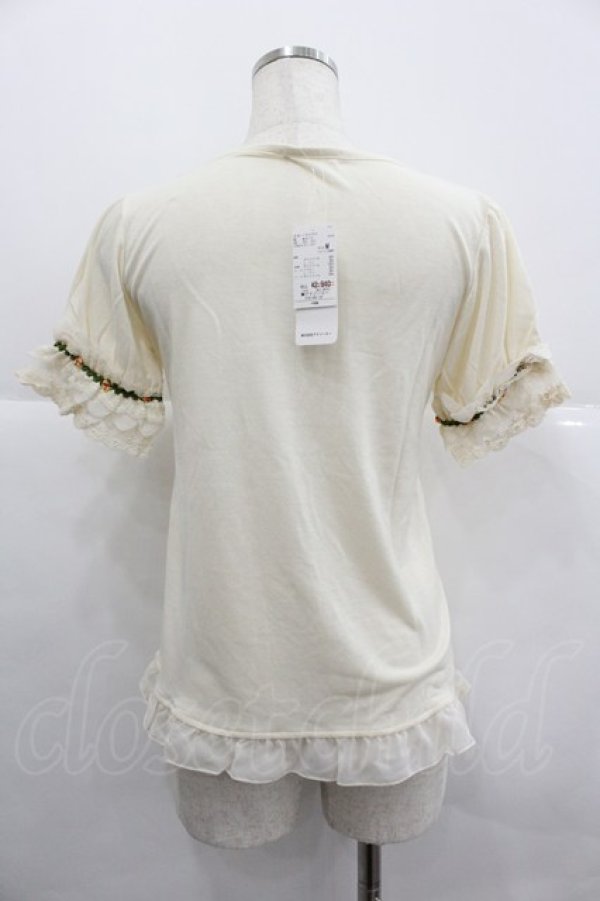 画像2: axes femme / お花テープAラインPO M キナリ I-25-12-29-001-AX-TO-SA-ZI (2)