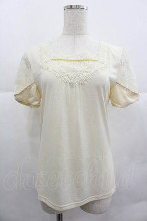 画像: axes femme / 袖リボンインナープルオーバー M キナリ I-25-12-29-017-AX-TO-SA-ZI