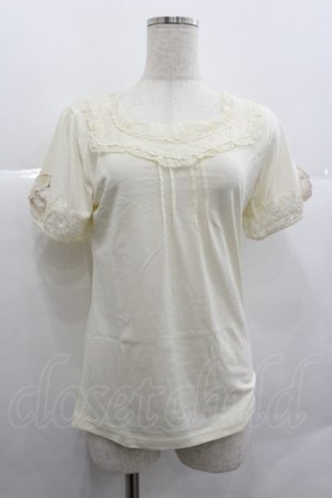 画像: axes femme / リボン&蝶袖インナーPO M キナリ I-25-12-29-038-AX-TO-SA-ZI