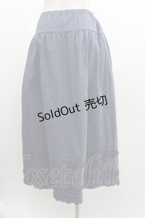 画像2: WONDERFUL WORLD / 裾ダブルリボンピコフリルスカート  パープル I-26-01-04-058-LO-SK-SA-ZI (2)