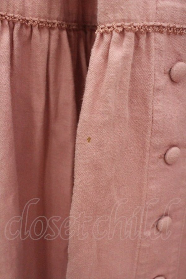 画像2: WONDERFUL WORLD / 裾ピコフリル段スカート  ピンク I-26-01-04-063-LO-SK-SA-ZI (2)